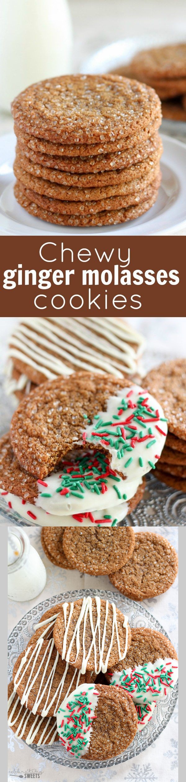 Big Chewy Ginger Molasses Cookies