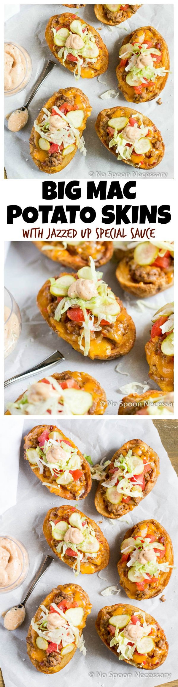 Big Mac Potato Skins & Stuffed Potatoes (with Jazzed Up 'Special Sauce'