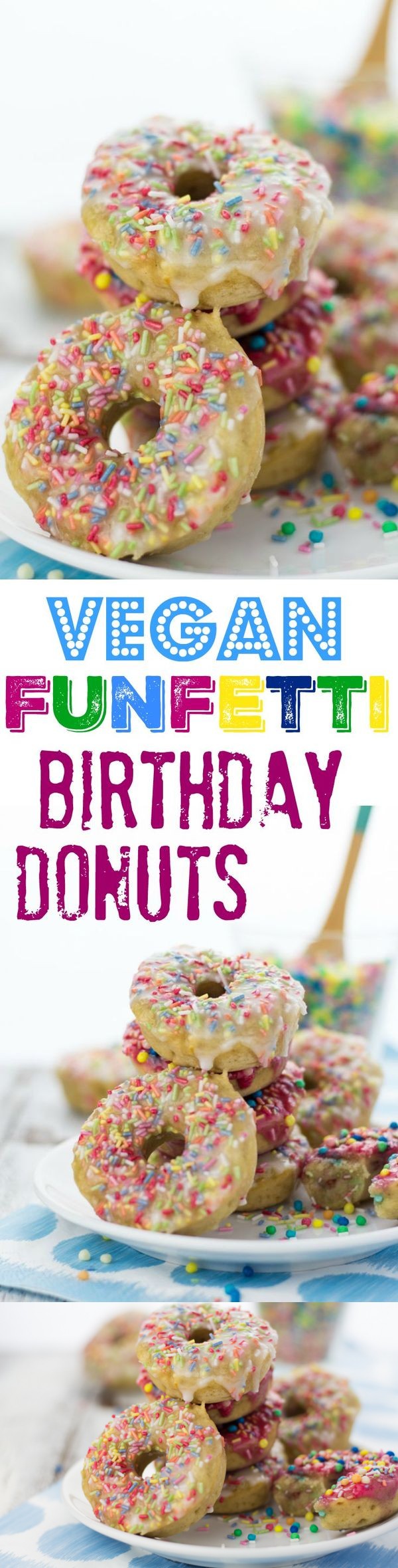 Birthday Donuts with Funfetti