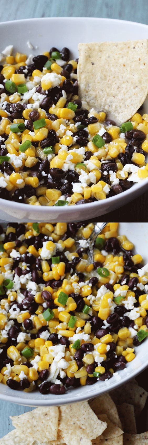 Black Bean, Corn & Feta Dip