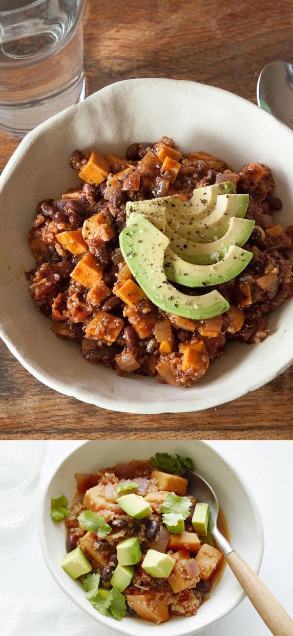 Black Bean Sweet Potato Chili