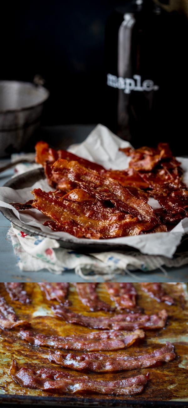 Black Pepper Maple Candied Bacon