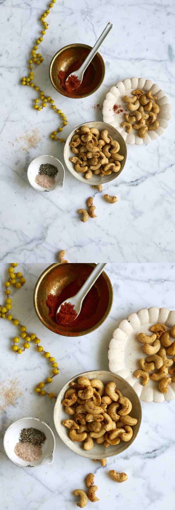 Black Salt-and-Pepper Roasted Cashews