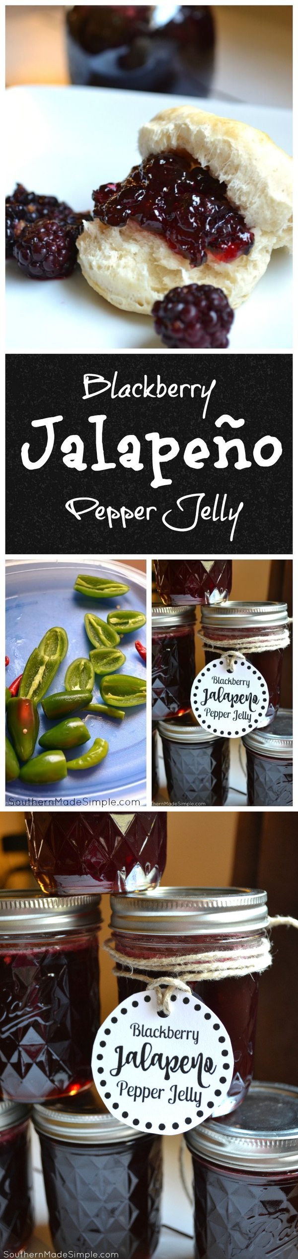 Blackberry Jalapeno Pepper Jelly