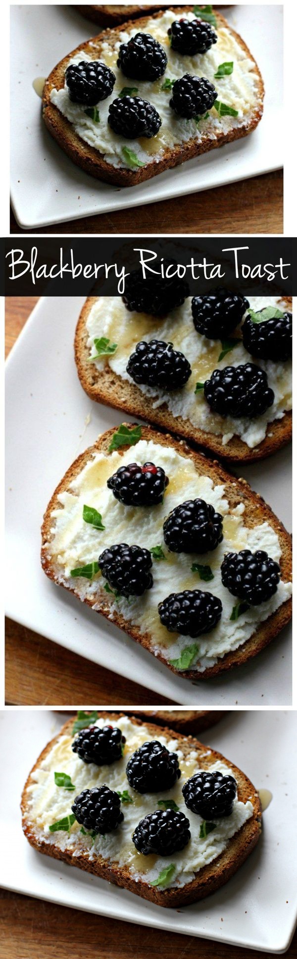 Blackberry Ricotta Toast