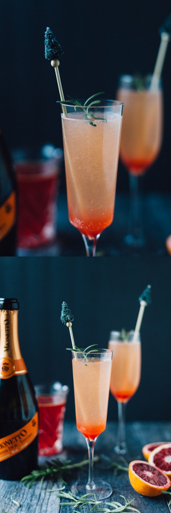 Blood Orange and Rosemary Cocktails