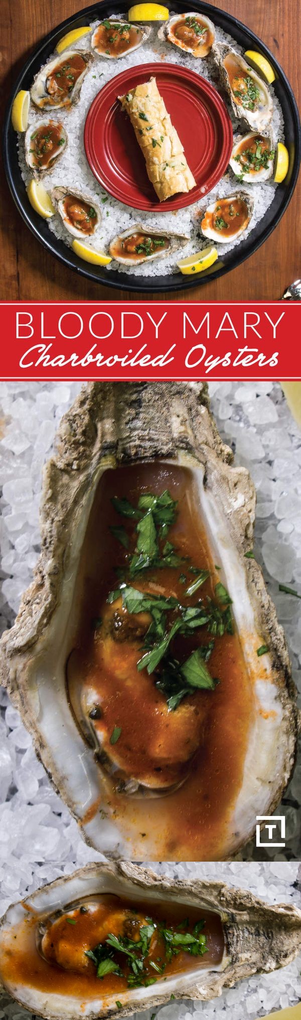 Bloody Mary Charbroiled Oysters