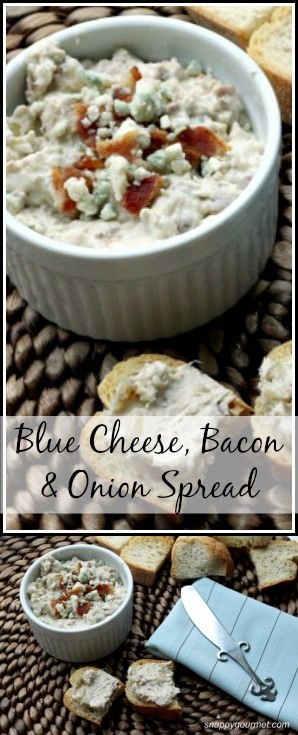 Blue Cheese, Bacon, & Onion Spread