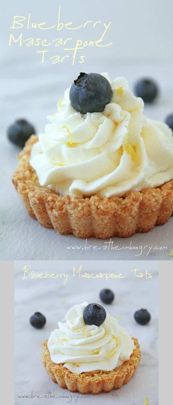 Blueberry & Mascarpone Tarts (Low Carb & Gluten Free