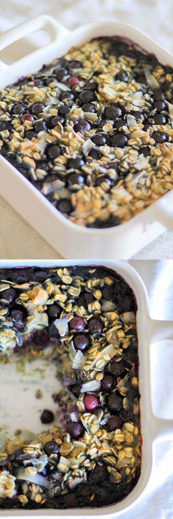 Blueberry Baked Oatmeal (Dairy-Free & Gluten-Free