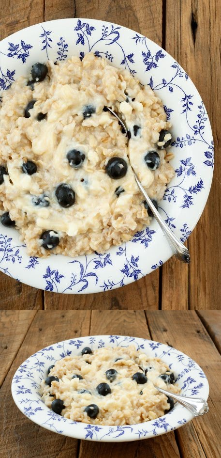 Blueberry Cheesecake Oatmeal