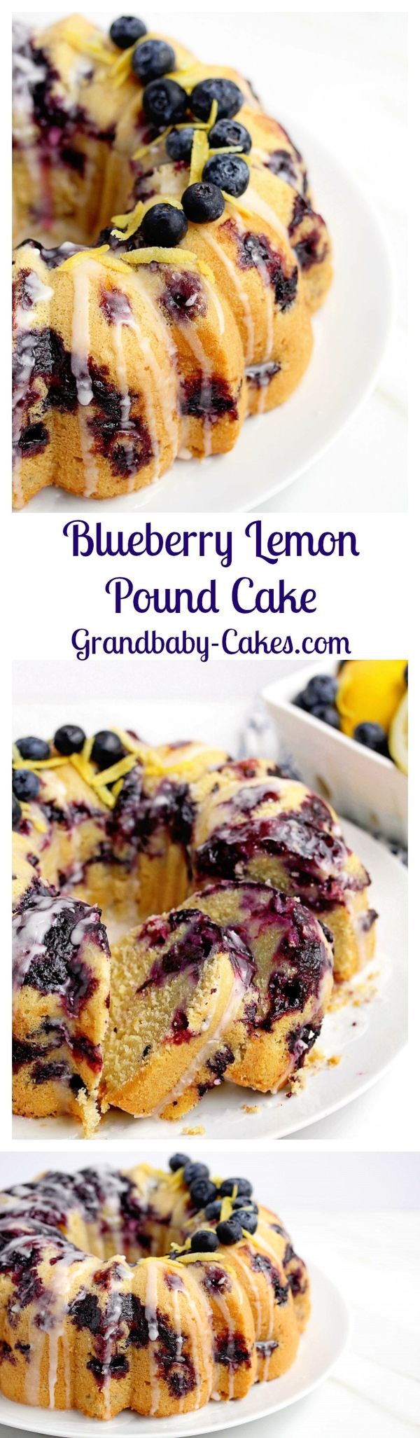 Blueberry Lemon Pound Cake