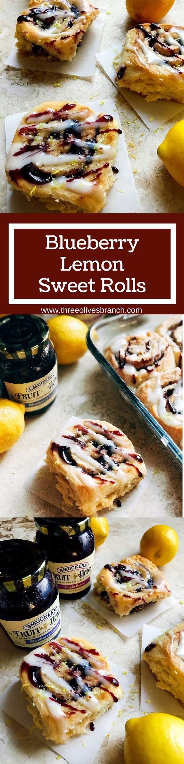 Blueberry Lemon Sweet Rolls