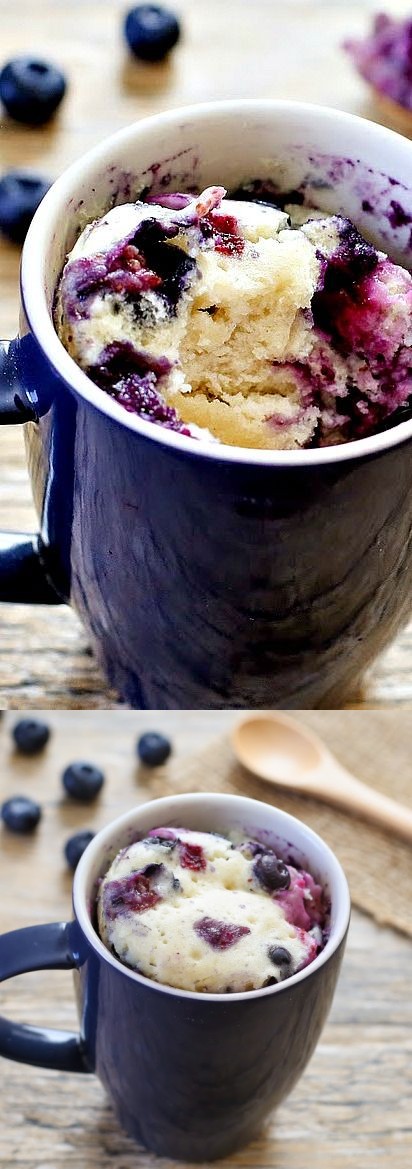 Blueberry Mug Cake