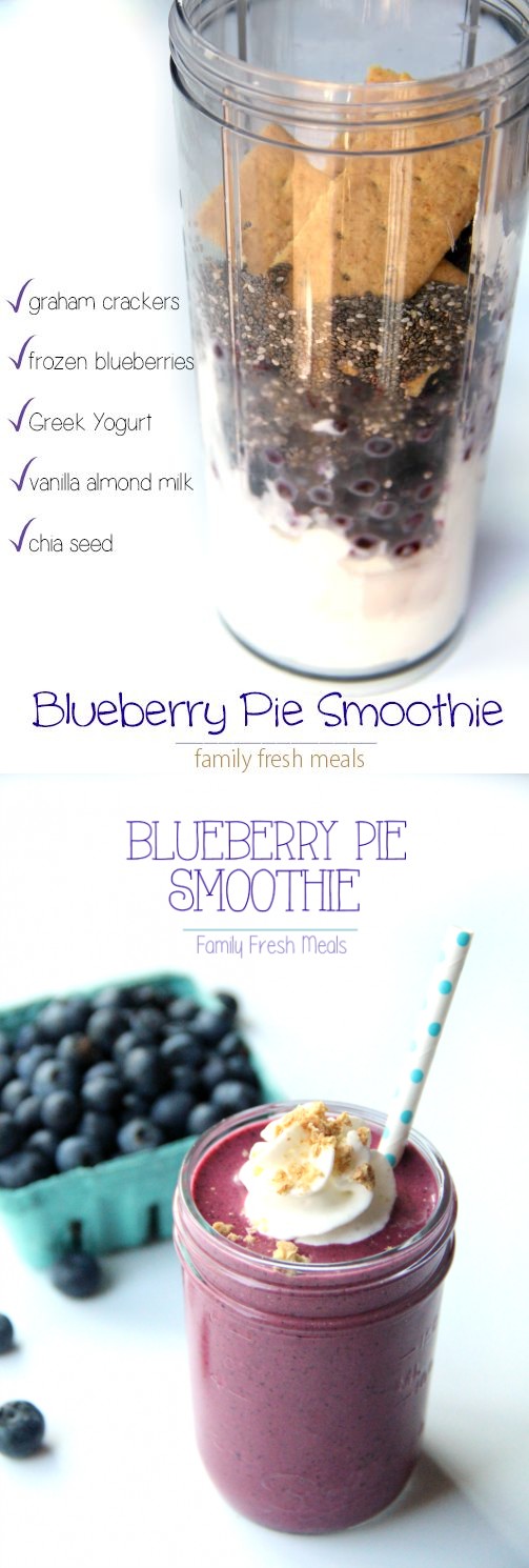 Blueberry Pie Smoothie