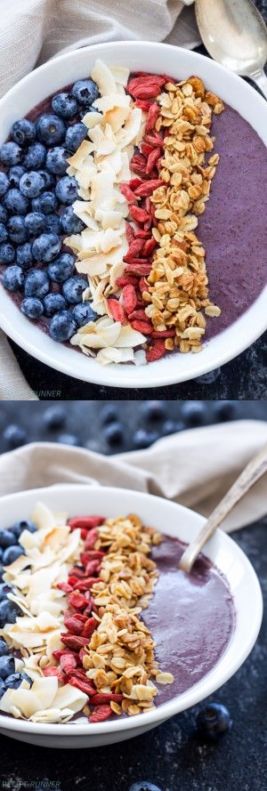 Blueberry Power Smoothie Bowl