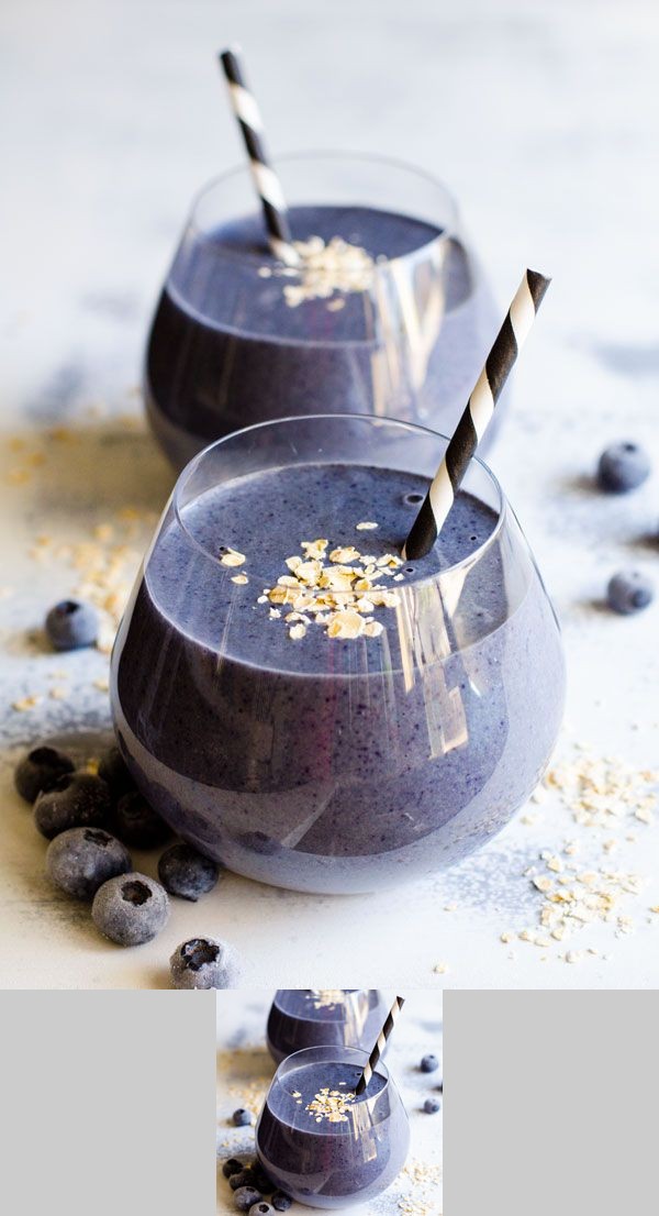 Blueberry Protein Breakfast Smoothie