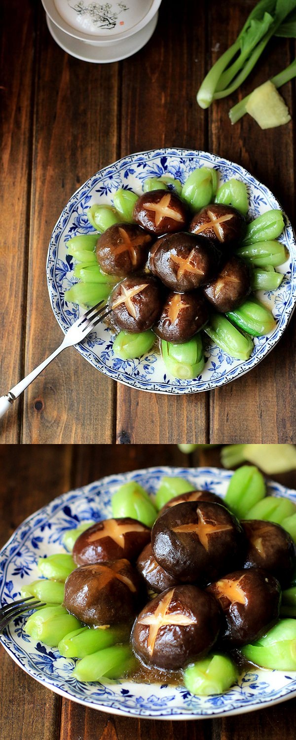 Bok Choy and Mushroom