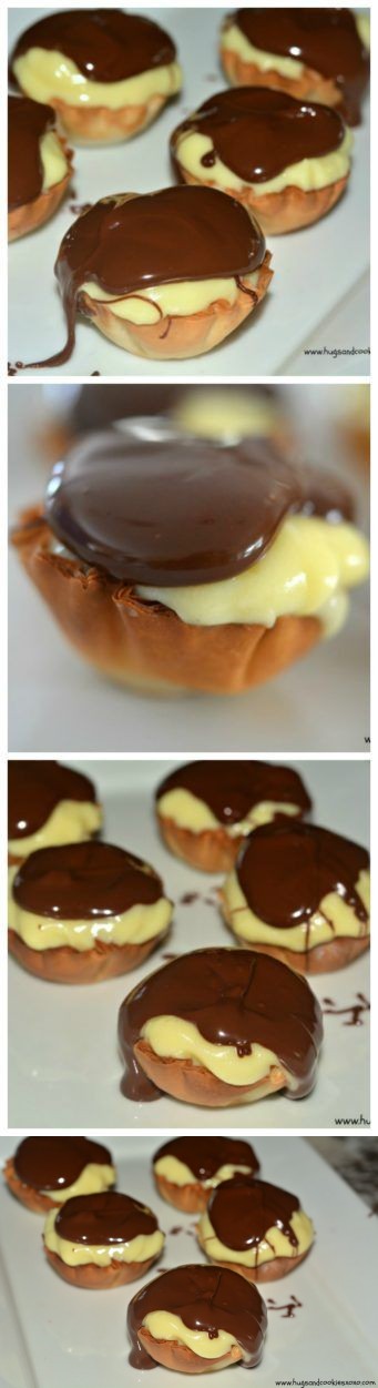 Boston Cream Pie Tarts