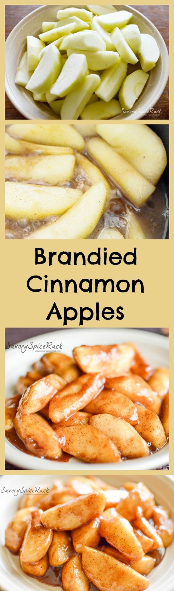 Brandied Cinnamon Apples (Cinnamon Apples with Brandy