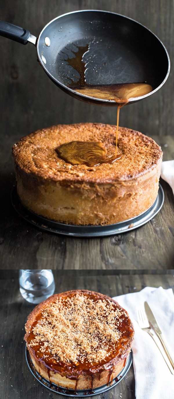 Brazilian coconut flan cake