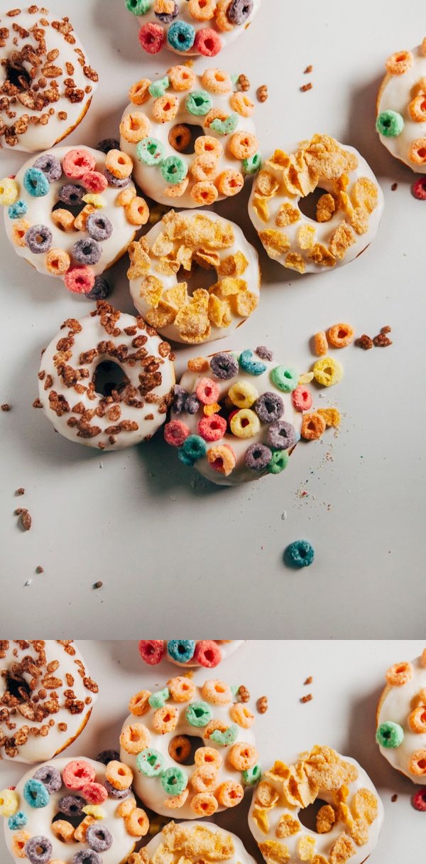 Breakfast Cereal Cake Donuts