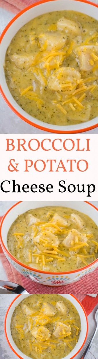 Broccoli and Potato Cheese Soup