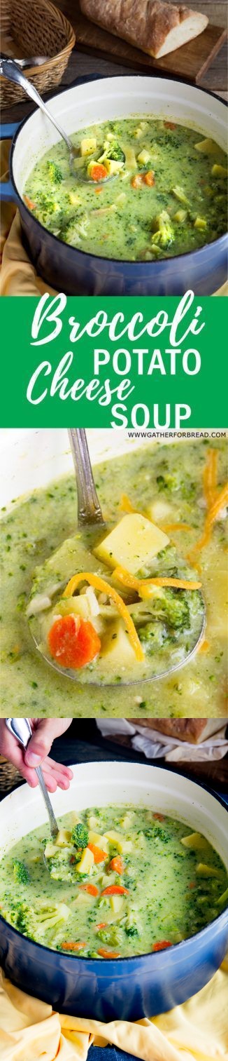 Broccoli Potato Cheese Soup