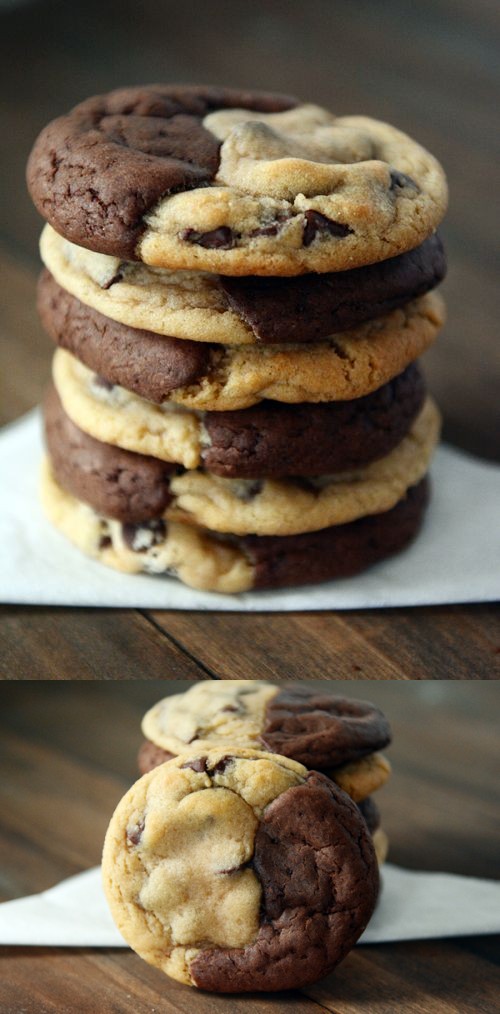 Brookies (Brownie + Chocolate Chip Cookies