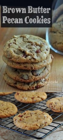 Brown Butter Pecan Cookies