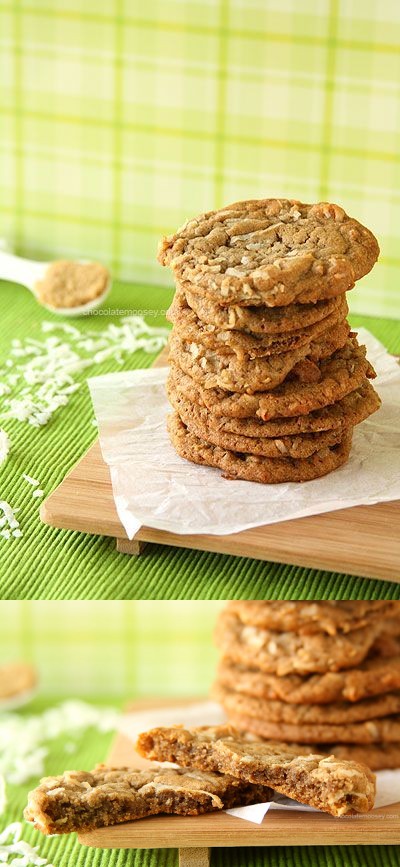 Brown Sugar Cinnamon Coconut Cookies