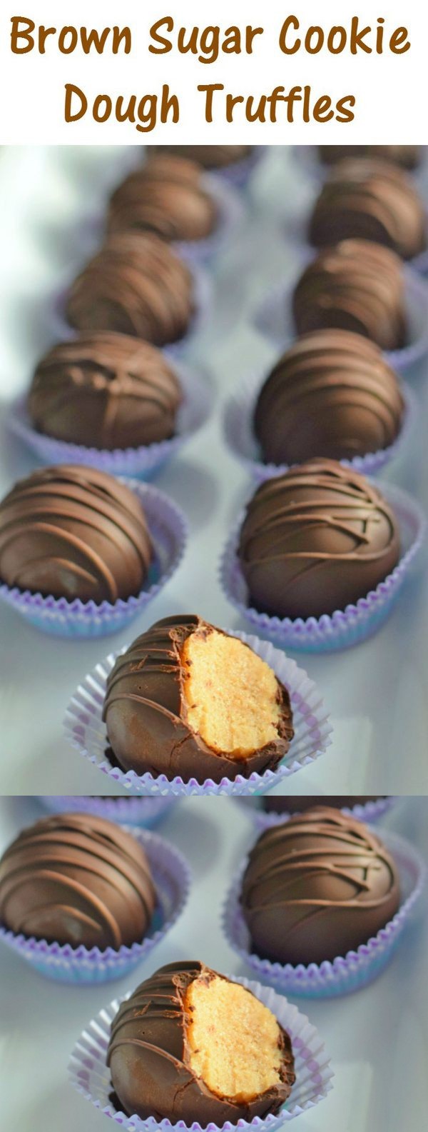 Brown Sugar Cookie Dough Truffles