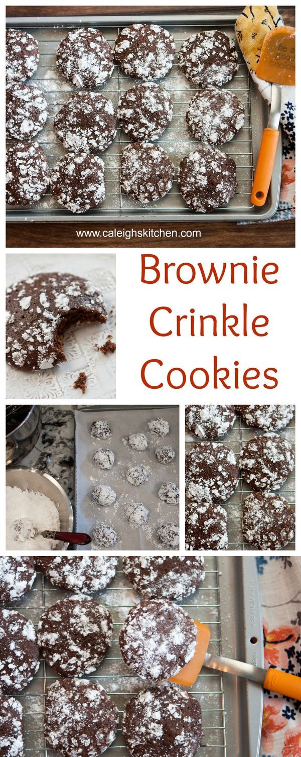 Brownie Krinkle Cookies