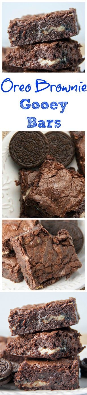 Brownie Oreo Gooey Bars