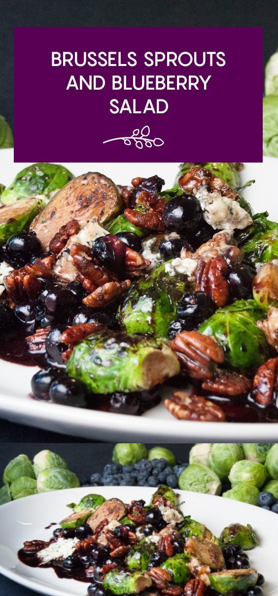 Brussels Sprouts and Blueberry Salad