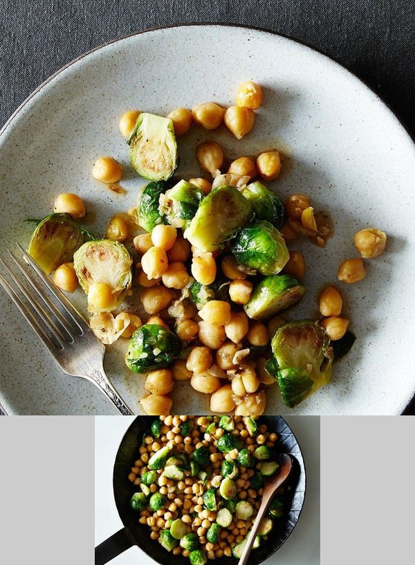 Brussels Sprouts and Chickpeas