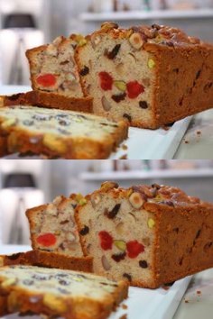 Budín inglés de frutas