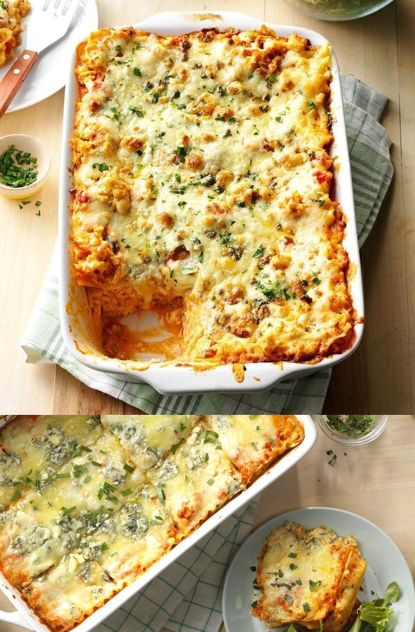 Buffalo Chicken Lasagna