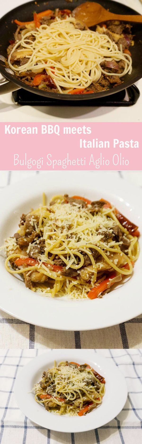 Bulgogi Spaghetti Aglio Olio