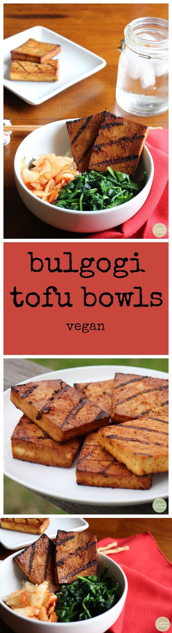 Bulgogi Tofu Bowls