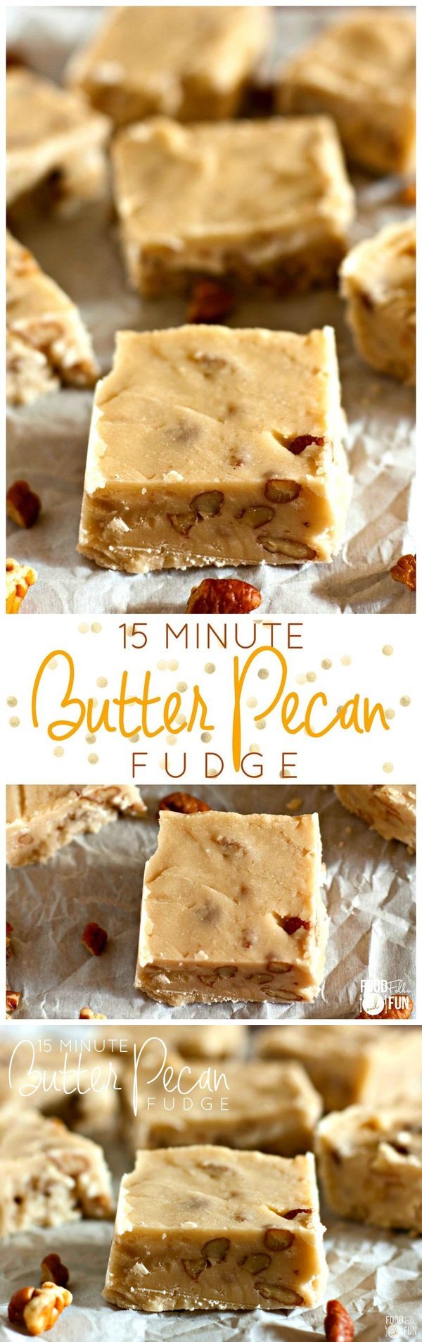 Butter Pecan Fudge - a 15 Minute