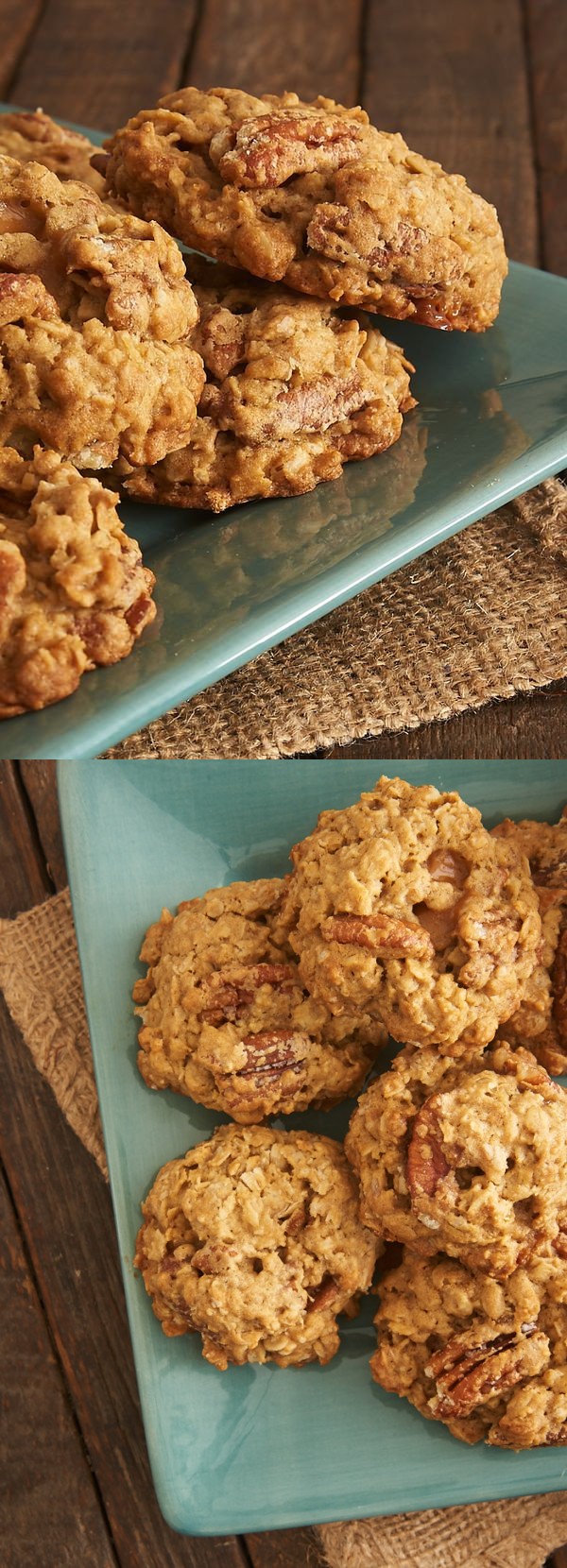 Butter Pecan Oatmeal Cookies