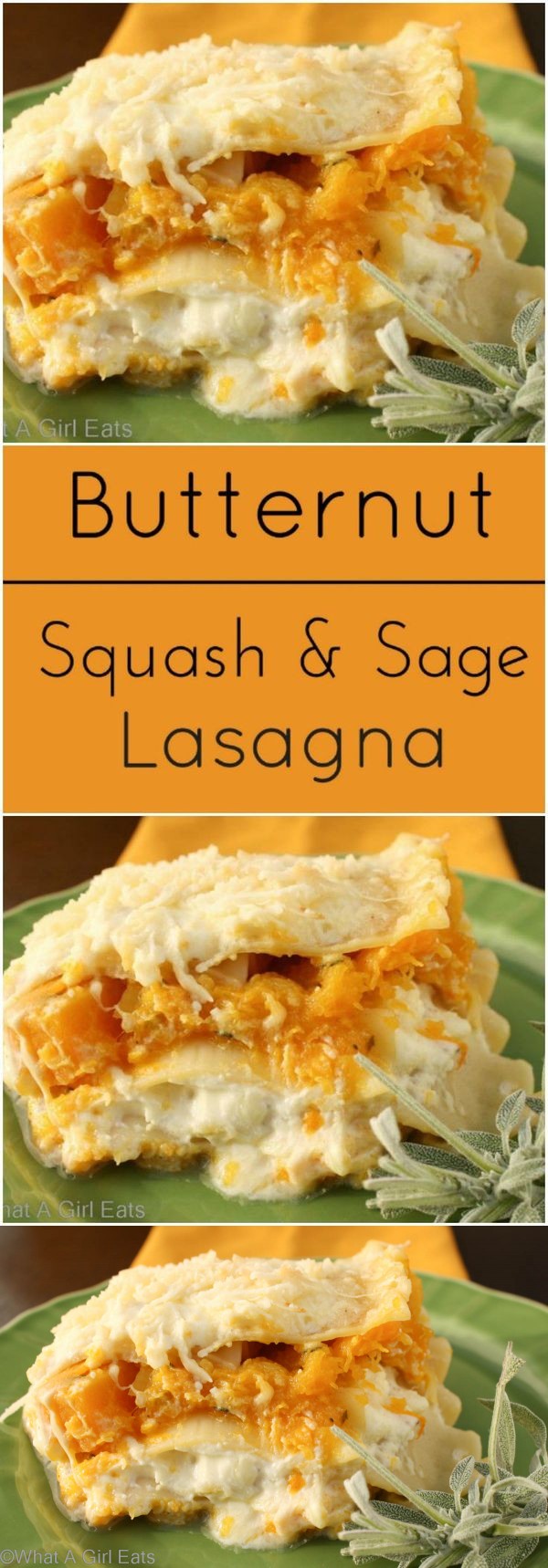 Butternut Squash Lasagna with Sage