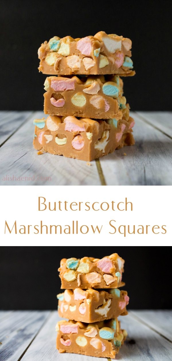 Butterscotch Marshmallow Squares