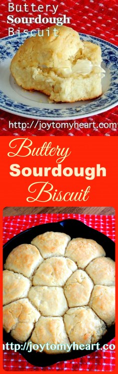 Buttery Sourdough Biscuits