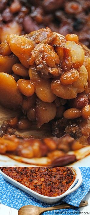 Calico Beans (or the BEST Baked Beans