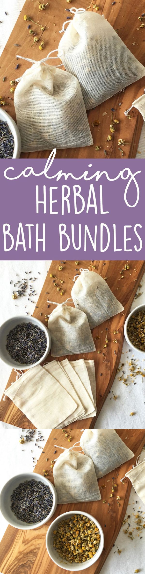 Calming Herbal Tea Bath Bundles