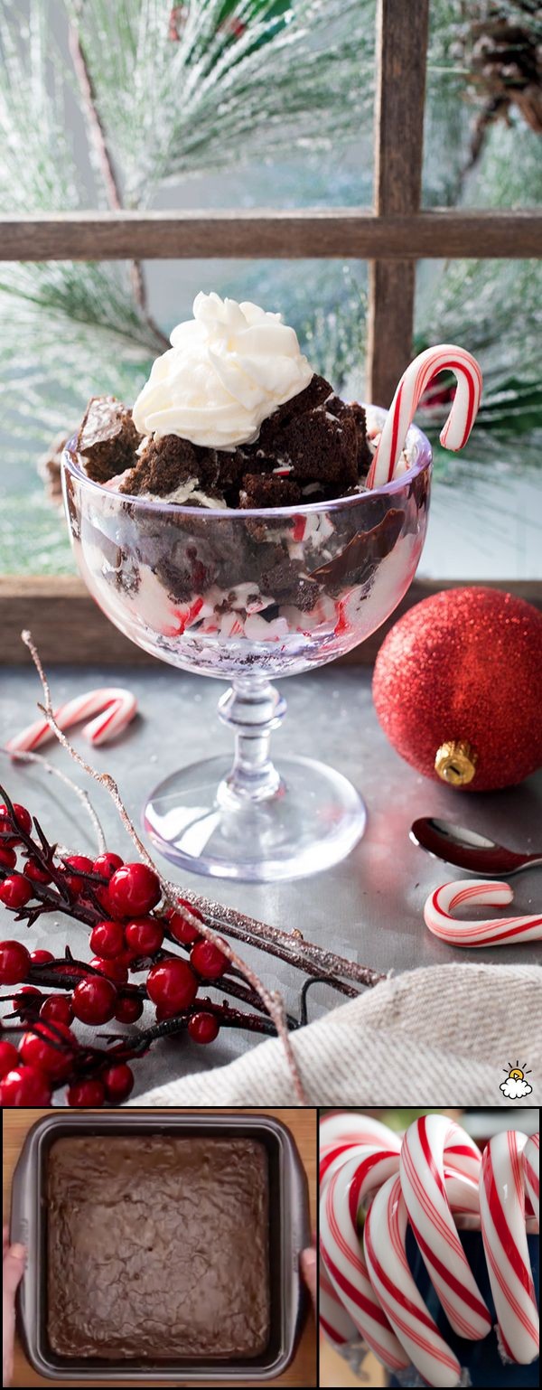 Candy Cane Trifle