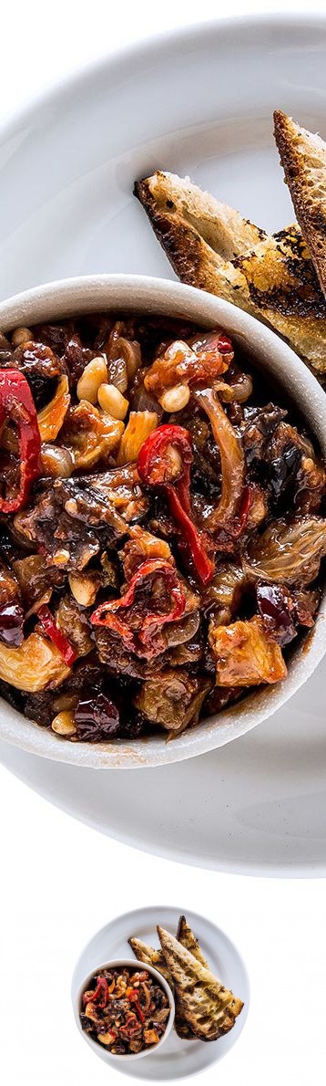 Caponata with Pine Nuts