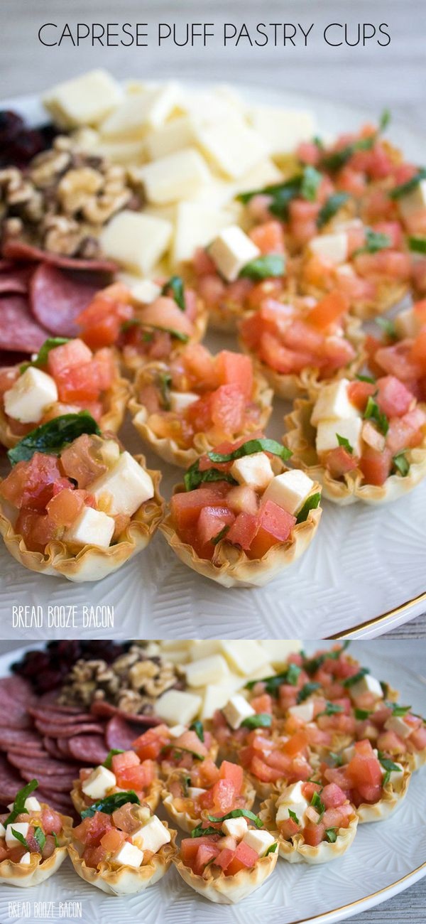 Caprese Phyllo Cups